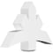 Ekena Millwork Alberta Architectural Grade PVC Gable Bracket, 36"W x 24"H x 6"D x 6"F, 16/12 Pitch GBP036X24X0606ALB00 - alternate 1